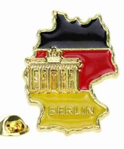 Berlin 'Germany Flag Map' Enamel Pin