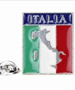 Italia 'Flag | Map' Enamel Pin
