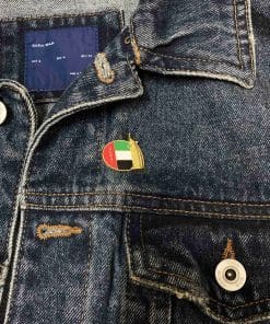 Flag of UAE 'Burj Al Arab' Enamel Pin - Image 4