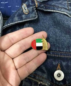 Alternative view of Flag of UAE 'Burj Al Arab' Enamel Pin