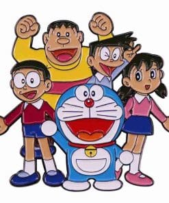Doraemon 'Nobita and Friends' Enamel Pin