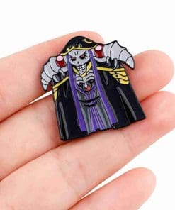 Alternative view of Overlord 'Ainz Ooal Gown' Enamel Pin
