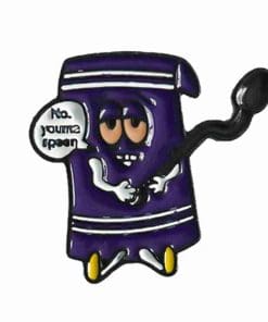 Alternative view of South Park 'Towelie' Enamel Pin