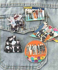 Alternative view of BTS 'Piano Cover' Enamel Pin