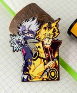 Alternative view of Naruto and Kakashi 'Partners' Enamel Pin