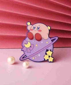 Alternative view of Kirby 'Purple Planet' Enamel Pin