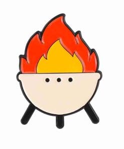 Outdoor Adventure 'Fire Grill' Enamel Pin