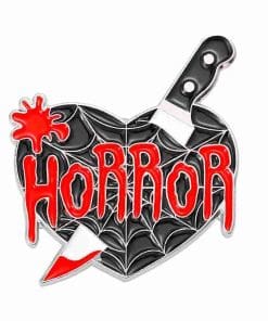 Dark Halloween 'Bloody Horror Web' Enamel Pin