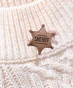 The Walking Dead 'County Sheriff Badge | Set of 2' Enamel Pin - Image 3
