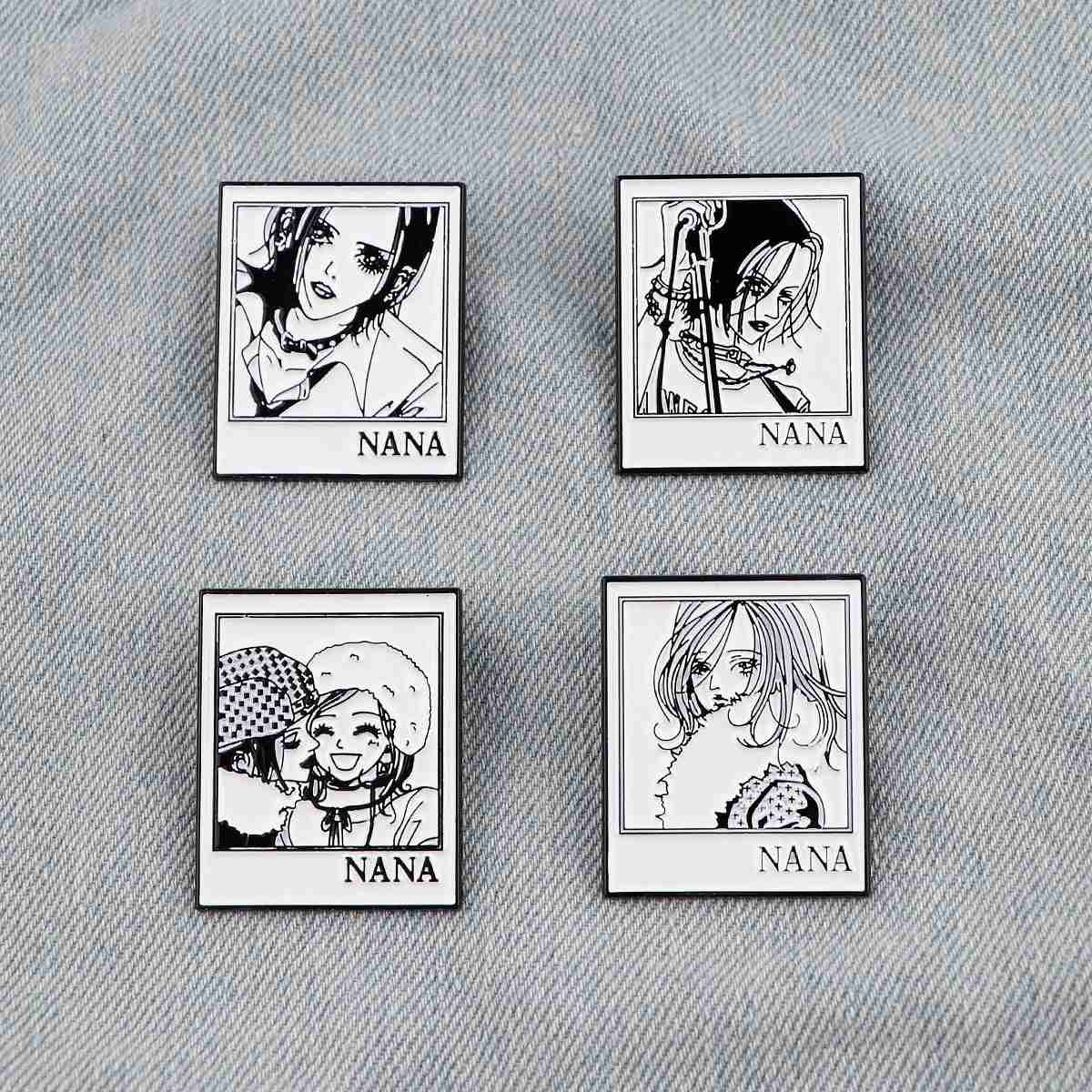 NANA 'Osaki and Komatsu' Enamel Pin - Image 3