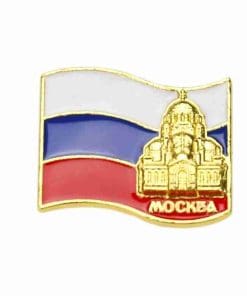 Flag of Russia 'Moscow' Enamel Pin