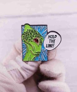 Alternative view of Alien 'Hold the Line' Enamel Pin