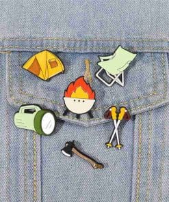 Alternative view of Outdoor Adventure 'Foldable Chair' Enamel Pin