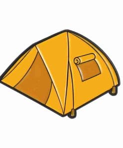 Outdoor Adventure 'Tent' Enamel Pin
