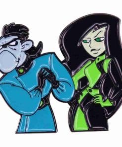 Kim Possible 'Dr. Drakken and Shego' Enamel Pin