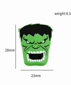 Alternative view of Incredible Hulk 'Mad Face' Enamel Pin