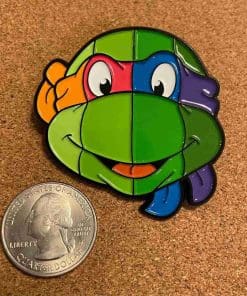 Alternative view of Teenage Mutant Ninja Turtles 'Ninja Faces' Enamel Pin