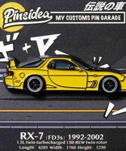Alternative view of Initial D '1991 Mazda RX7' Enamel Pin