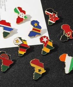 Map x Flag 'Zimbabwe' Enamel Pin - Image 3