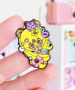 Alternative view of Sailor Moon 'Tsukino and Luna | Love Chibi' Enamel Pin