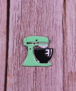 Alternative view of Retro Kitchen Mixer Enamel Pin