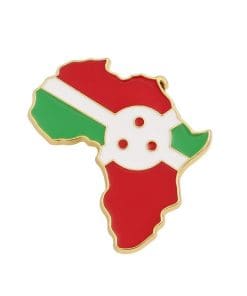 Map x Flag 'Burundi' Enamel Pin