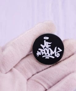 Alternative view of MF Doom 'Red Bubble Set of 3' Enamel Pin
