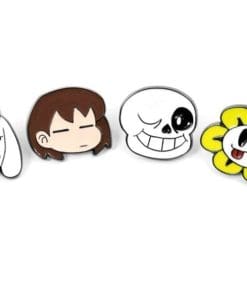 Alternative view of Undertale 'Toriel Head' Enamel Pin