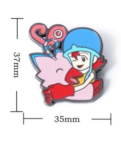 Alternative view of Digimon Adventure 'Biyomon and Sora' Enamel Pin