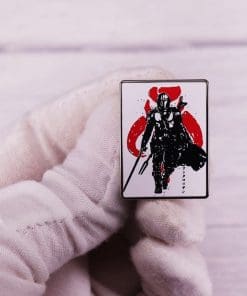 Alternative view of Mandalorian 'Boba Fett' Enamel Pin