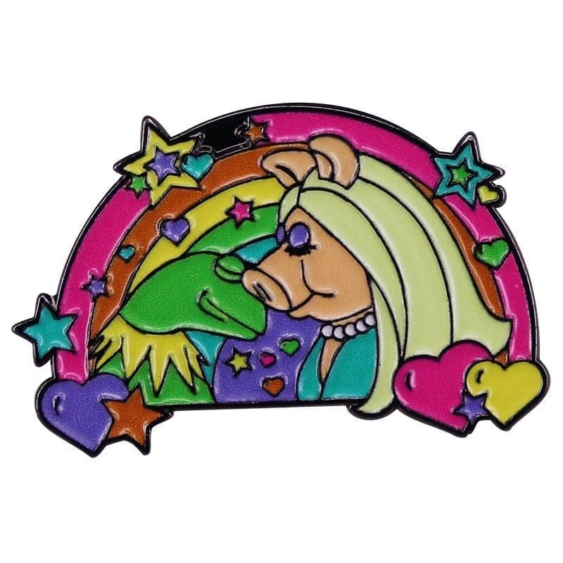 The Muppet Show 'Kermit and Miss Piggy' Enamel Pin
