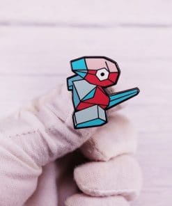 Alternative view of Pokemon 'Porygon' Enamel Pin