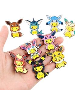 Alternative view of Pokemon 'Pikachu x Sylveon' Enamel Pin