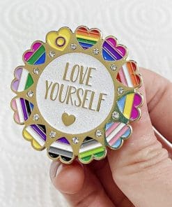 United Colors 'Love Yourself' Enamel Pin