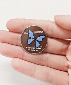Blue Butterfly 'Nature' Enamel Pin