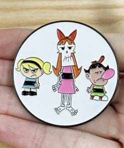The Grim Adventures of Billy & Mandy x Powerpuff Girls Enamel Pin