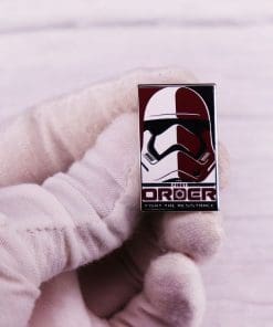 Alternative view of The First Order 'Stormtrooper | Fight The Resistance' Enamel Pin