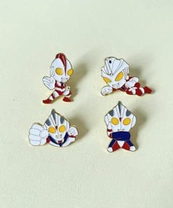 Alternative view of Ultraman 'Ace Chibi' Enamel Pin