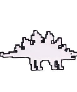 Pixelated Dino 'Stegosaurus' Enamel Pin