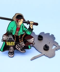 Alternative view of Demon Slayer 'Tanjiro | Ghost Slayer' Enamel Pin