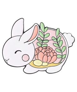 Cute Bunny Aquarium Enamel Pin