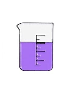 Science Experiment 'Beaker Chemical' Enamel Pin