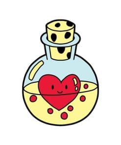 Science Experiment 'Beaker Love'  Enamel Pin