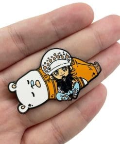 Alternative view of One Piece 'Trafalgar and Bepo' Enamel Pin