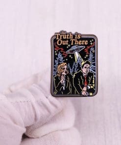 Alternative view of X-Files 'Truth is Out There' Enamel Pin