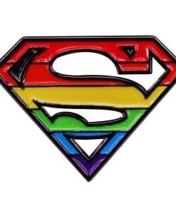 Superman 'Pride Colors' Enamel Pin