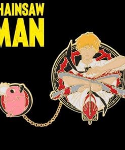 Chainsaw Man 'Denji x Pochita Chain' Enamel Pin