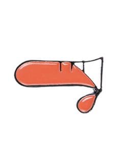 Science Experiment 'Test Tube | Red Chemical' Enamel Pin