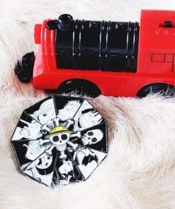 Alternative view of One Piece 'Spinning Wheel' Enamel Pin