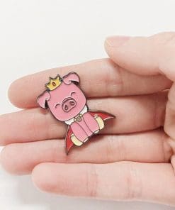 The Legend of Technoblade 'King of Minecraft' Enamel Pin